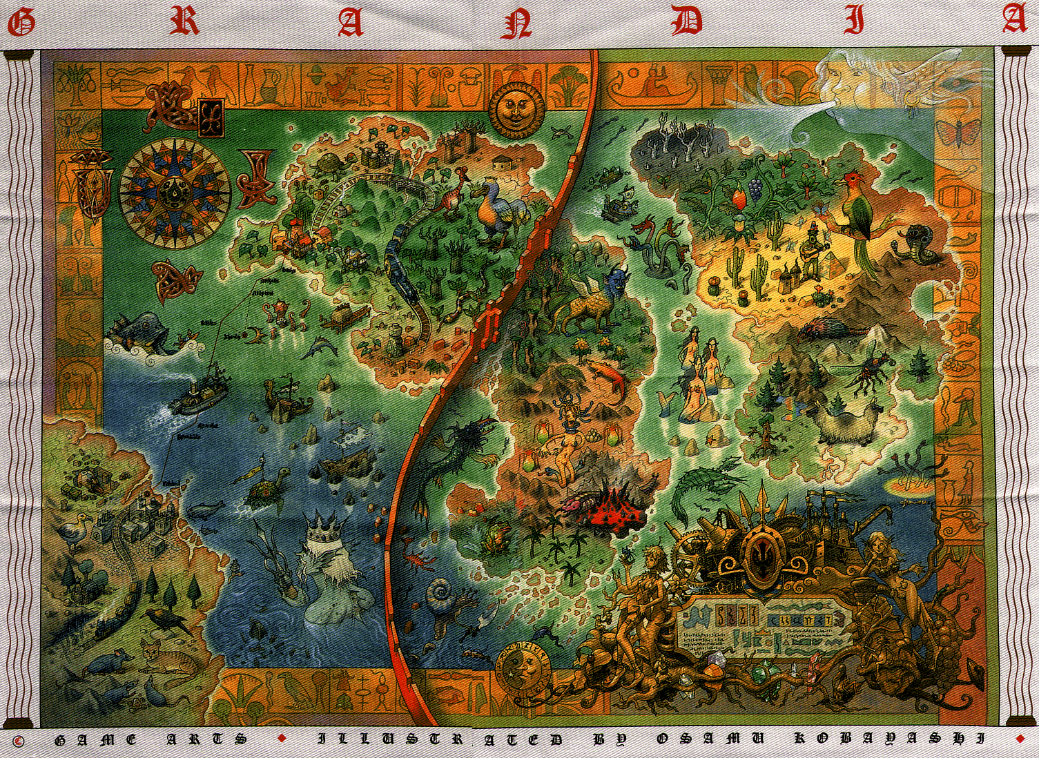 CLANDCORP : oh, and here’s a world map of grandia..